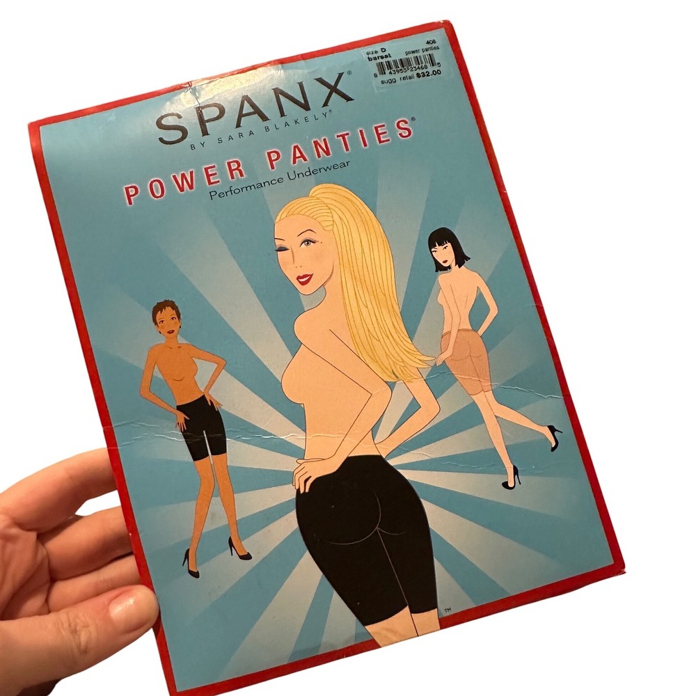 Spanx Power Panties Performance Underwear Shaper Slimming D 408 High Waist New
